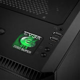 EVGA GeForce RTX 2060 Super 1"x1" Insignia de caja abovedada con efecto cromado / Logotipo adhesivo