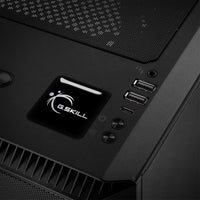G.Skill 1"x1" Chrome Effect Domed Case Badge / Sticker Logo