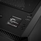 G.Skill Ripjaws RAM 1"x1" Chrome Effect Domed Case Badge / Sticker Logo