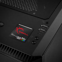 G.Skill Ripjaws M5 NEO RGB DDR5 RAM 1"x1" Chrome Effect Domed Case Badge / Sticker Logo