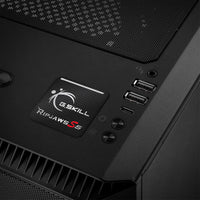 G.Skill Ripjaws S5 DDR5 RAM 1"x1" Chrome Effect Domed Case Badge / Sticker Logo