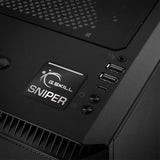 G.Skill Sniper RAM 1"x1" Chrome Effect Domed Case Badge / Sticker Logo