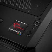G.Skill Trident Z5 RGB DDR5 RAM 1"x1" Chrome Effect Domed Case Badge / Sticker Logo