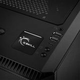 Insignia/logotipo adhesivo de caja abovedada con efecto cromado de 1"x1" de G.Skill