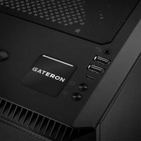 Gateron 1"x1" Chrome Effect Domed Case Badge / Sticker Logo