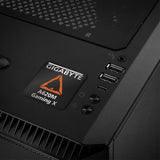 Gigabyte A620M Gaming X Motherboard 1"x1" Chrome Effect Domed Case Badge / Sticker Logo