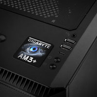 Gigabyte AM3+ 1"x1" Badge de boîtier bombé effet chromé / Logo autocollant