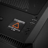 Gigabyte B650M Gaming X AX Motherboard 1"x1" Chrome Effect Domed Case Badge / Sticker Logo
