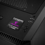Gigabyte X670E AORUS XTREME Motherboard 1"x1" Chrome Effect Domed Case Badge / Sticker Logo