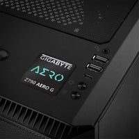Gigabyte Z790 AERO G Motherboard 1"x1" Chrome Effect Domed Case Badge / Sticker Logo