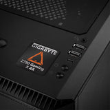 Gigabyte Z790 Gaming X AX Motherboard 1"x1" Chrome Effect Domed Case Badge / Sticker Logo