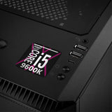 Intel Core i5 9600K 1"x1" Insignia de caja abovedada con efecto cromado / Logotipo adhesivo