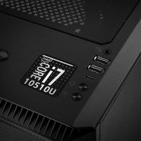 Intel Core i7 10510U 1"x1" Insignia de caja abovedada con efecto cromado / Logotipo adhesivo