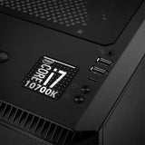 Intel Core i7 10700K 1"x1" Insignia de caja abovedada con efecto cromado / Logotipo adhesivo