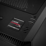 Kingston HyperX Predator 1"x1" Insignia de caja abovedada con efecto cromado / Logotipo adhesivo