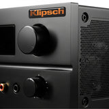 Klipsch Copper 2"x0.5" Chrome Effect Domed Case Badge / Sticker Logo