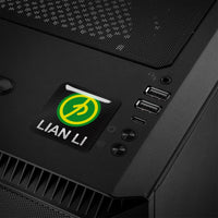 Lian Li Color 1"x1" Efecto cromado Caja abovedada Insignia / Logotipo adhesivo