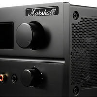 Marshall 2"x0.5" Chrome Effect Domed Case Badge / Sticker Logo