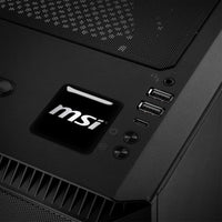 MSI 1"x1" Chrome Effect Domed Case Badge / Sticker Logo