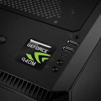 Insignia/logotipo adhesivo de carcasa abovedada con efecto cromado de 1"x1" para nVidia GeForce 940M