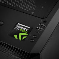 nVidia GeForce GTX 965M 1"x1" Badge de boîtier bombé effet chromé / Logo autocollant
