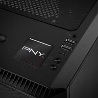 PNY 1"x1" Chrome Effect Domed Case Badge / Sticker Logo