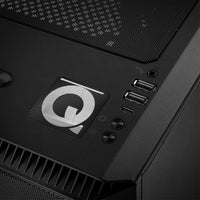 Q Acoustics 1"x1" Chrome Effect Domed Case Badge / Sticker Logo