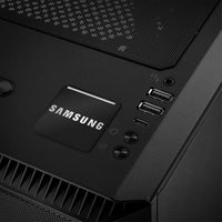 Samsung 1"x1" Chrome Effect Domed Case Badge / Sticker Logo