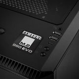 Samsung 960 EVO M.2 SSD 1"x1" Estuche abovedado con efecto cromado Insignia / Logotipo adhesivo