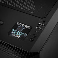 Zafiro Radeon NITRO R9 390 1"x1" Efecto cromado Caja abovedada Insignia / Logotipo adhesivo