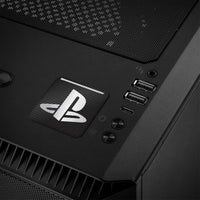Sony PlayStation 5 PS5 1"x1" Insignia de caja abovedada con efecto cromado / Logotipo adhesivo