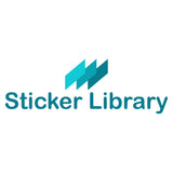 Windows 8 Design #3 1"x1" Chrome Effect Domed Case Badge / Sticker Logo