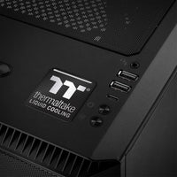 Thermaltake Liquid Cooling 1"x1" Chrome Effect Domed Case Badge / Sticker Logo
