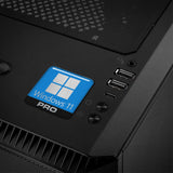Windows 11 Pro 1"x1" Chrome Effect Domed Case Badge / Sticker Logo