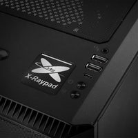 X-Raypad 1"x1" Chrome Effect Domed Case Badge / Sticker Logo