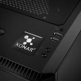 Insignia/logotipo adhesivo de caja abovedada con efecto cromado de Xonar by Asus de 1"x1"