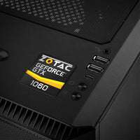Zotac GeForce GTX 1060 1"x1" Insignia de caja abovedada con efecto cromado / Logotipo adhesivo