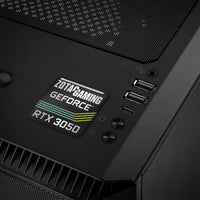 Zotac GeForce RTX 3050 1"x1" Estuche abovedado con efecto cromado Insignia / Logotipo adhesivo