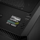 Zotac GeForce RTX 4080 1"x1" Estuche abovedado con efecto cromado Insignia / Logotipo adhesivo