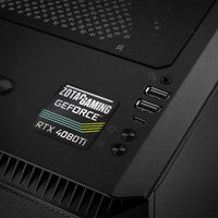Zotac GeForce RTX 4080 Ti 1"x1" Estuche abovedado con efecto cromado Insignia / Logotipo adhesivo