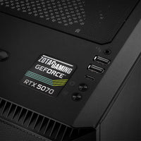 Zotac GeForce RTX 5070 1"x1" Chrome Effect Domed Case Badge / Sticker Logo