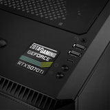 Zotac GeForce RTX 5070 Ti 1"x1" Chrome Effect Domed Case Badge / Sticker Logo