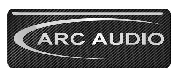 ARC Audio 2.75"x1" Chrome Effect Domed Case Badge / Sticker Logo