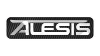 Alesis 2"x0.5" Chrome Effect Domed Case Badge / Sticker Logo