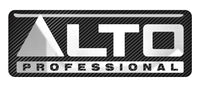 Alto Professional 2.75"x1" Chrome Effect Domed Case Badge / Sticker Logo