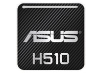 Asus H510 1"x1" Chrome Effect Domed Case Badge / Sticker Logo