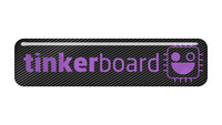 Asus Tinker Board 2"x0.5" Chrome Effect Domed Case Badge / Sticker Logo