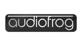 Audiofrog Insignia de caja abovedada con efecto cromado de 2 "x 0,5" / Logotipo adhesivo