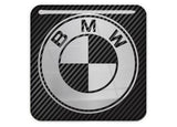 BMW 1"x1" Badge de boîtier bombé effet chromé / Logo autocollant