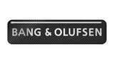 Bang &amp; Olufsen 2"x0.5" Badge de boîtier bombé effet chromé / Logo autocollant